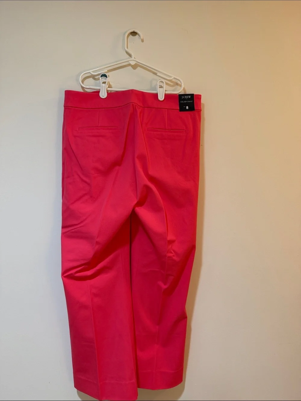 J. Crew Vibrant Pink Boot-Cut Pants
